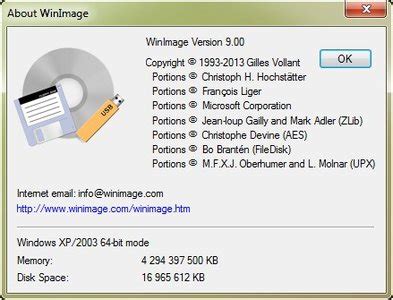 Independent update for Portable Winimage Impressive 9.0